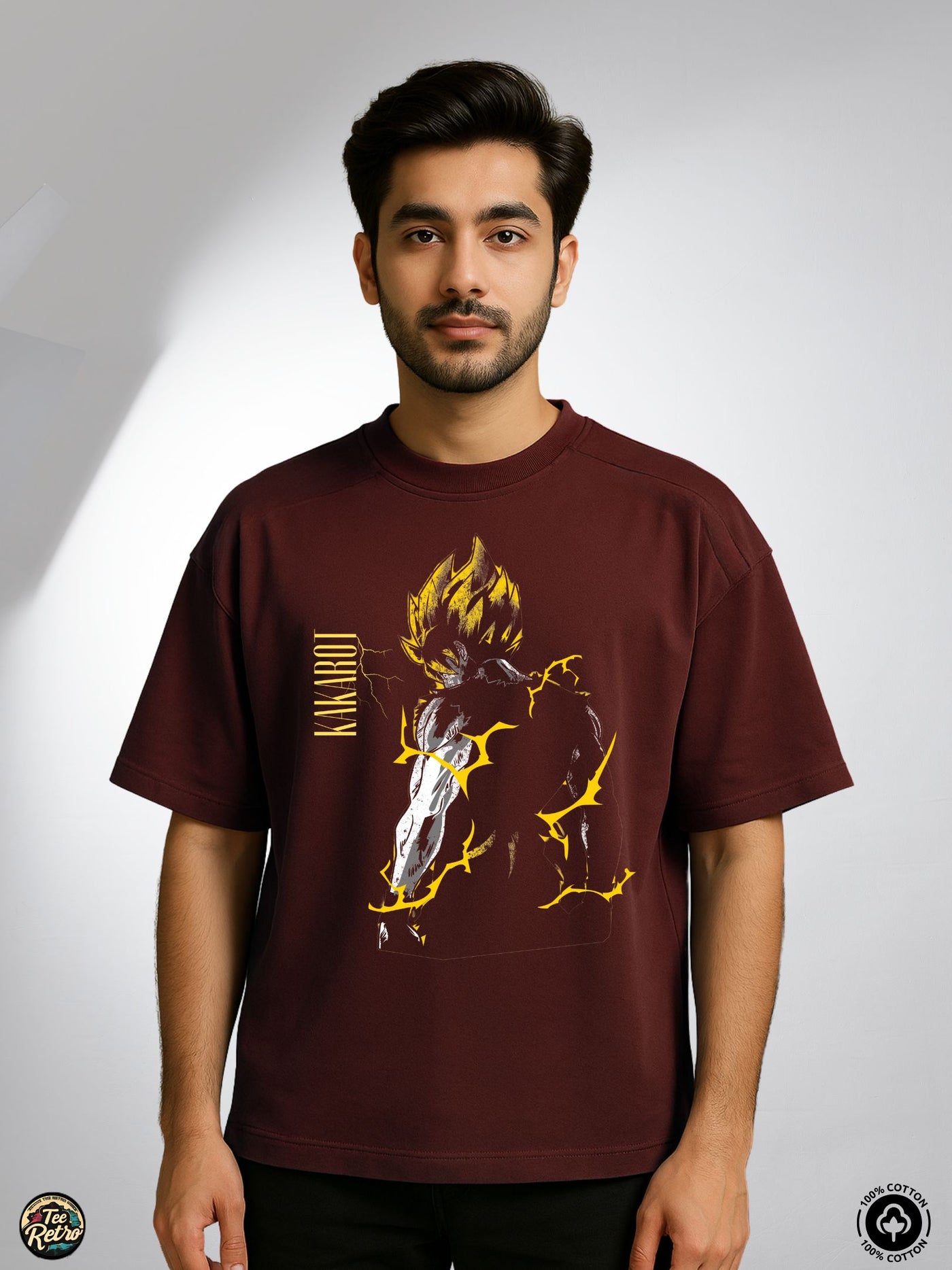 The kakarot Oversized Tee-Shirt | Art-005 TeeRetro