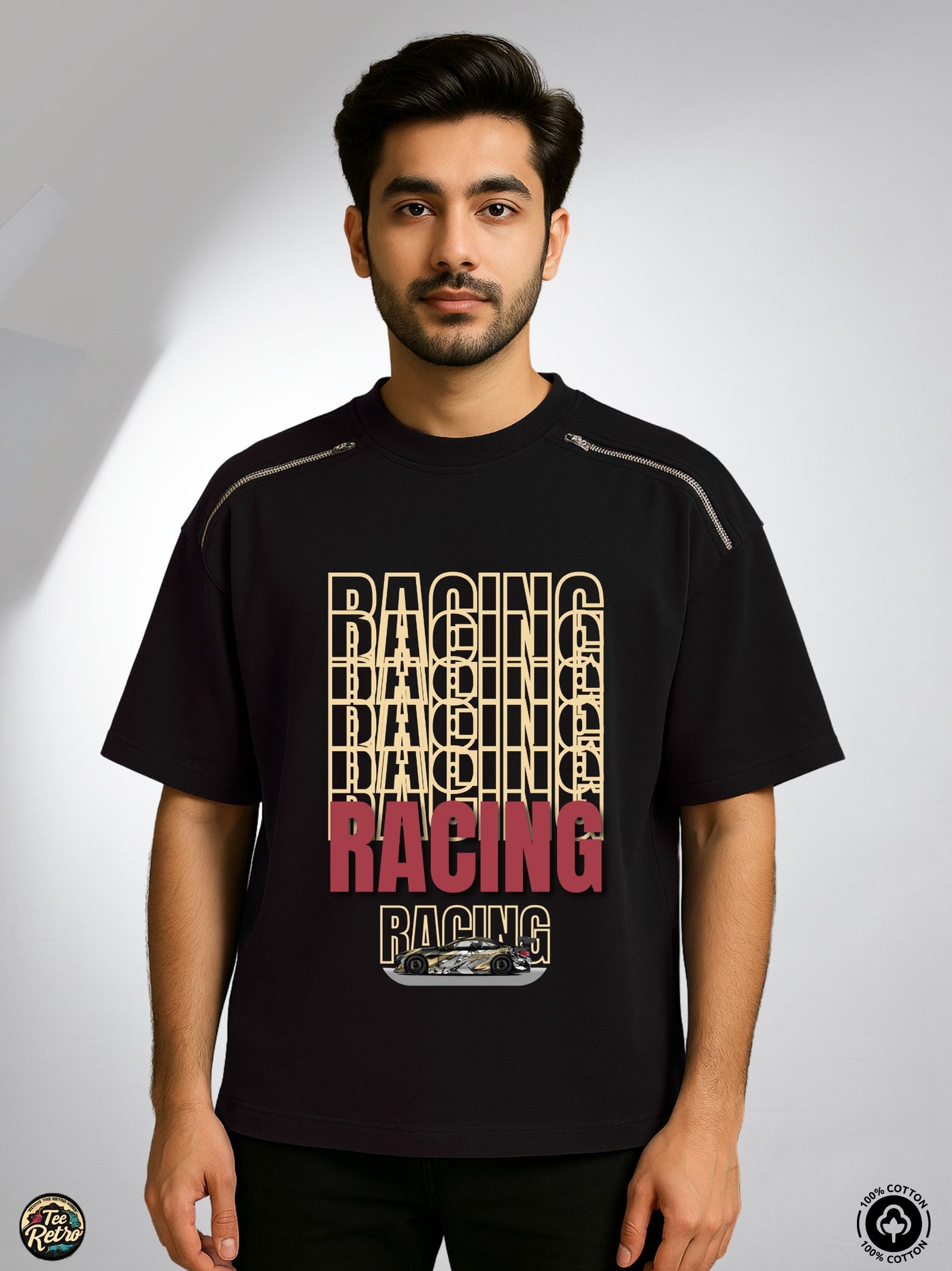 Racing Oversized Tee-Shirt | Art-ZP1  TeeRetro