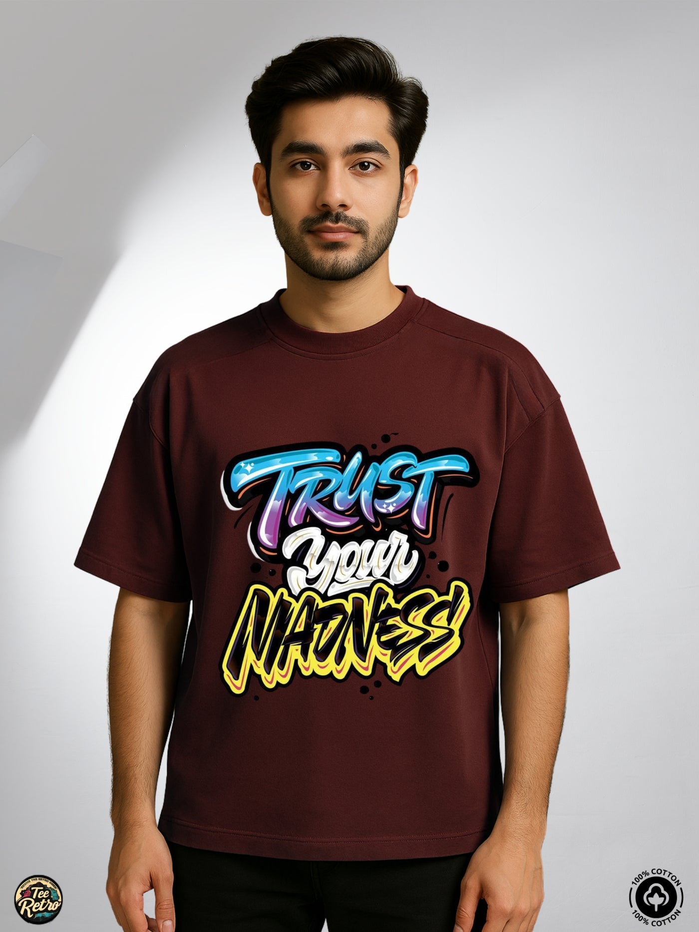 Madness Oversized Tee-Shirt | Art-0012 TeeRetro