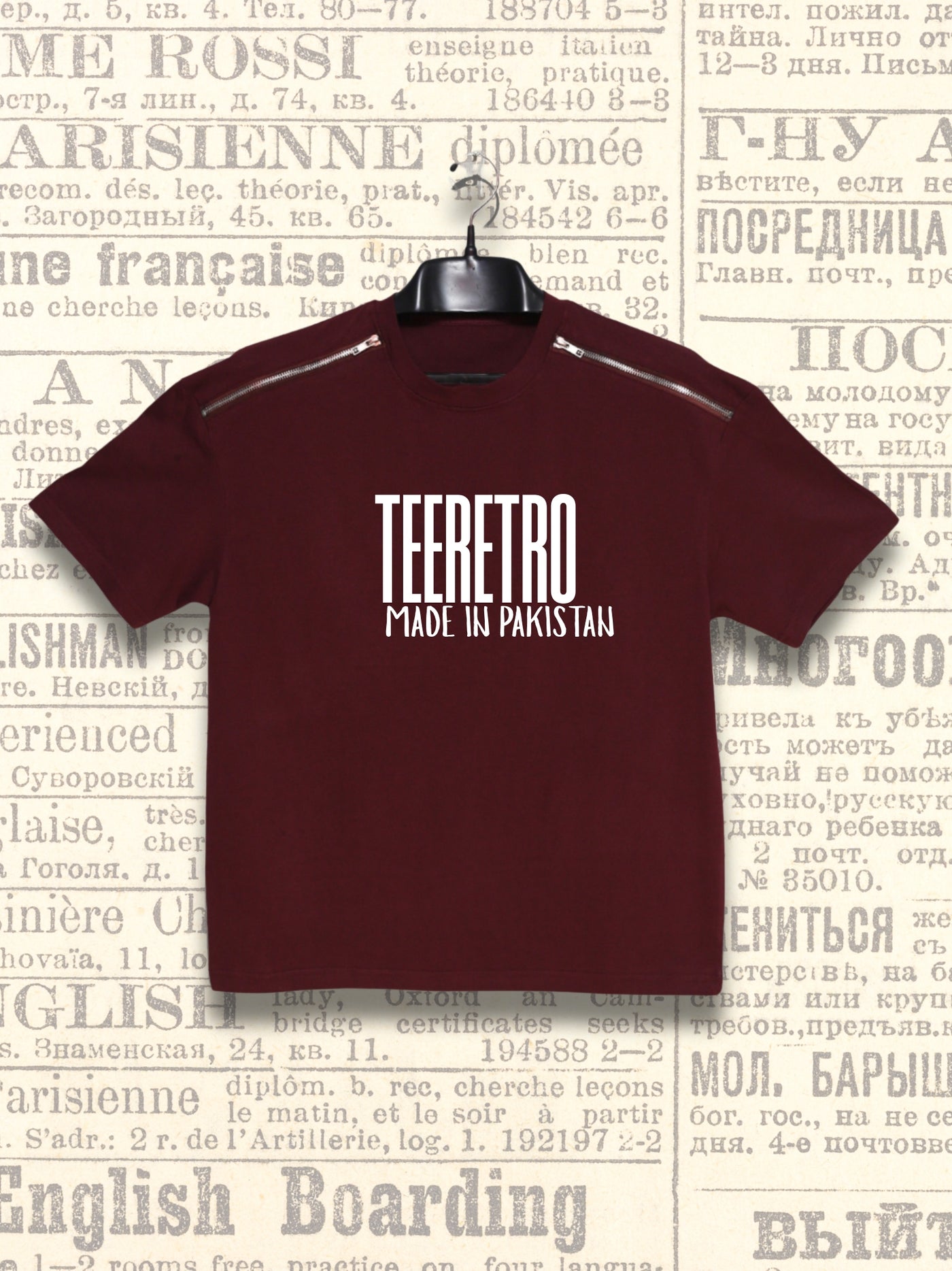 The Trademark  | Oversized Zipper Tee