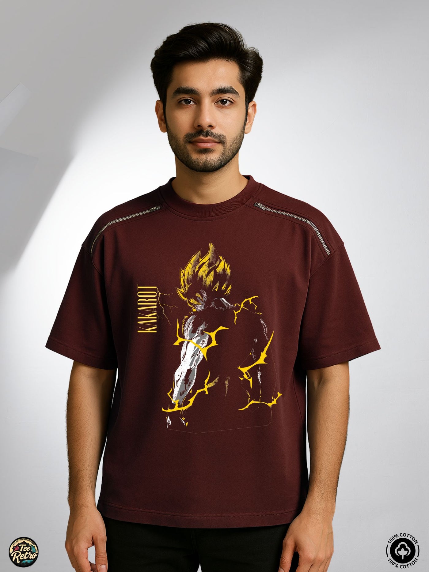 The kakarot Oversized Tee-Shirt | Art-ZP4  TeeRetro