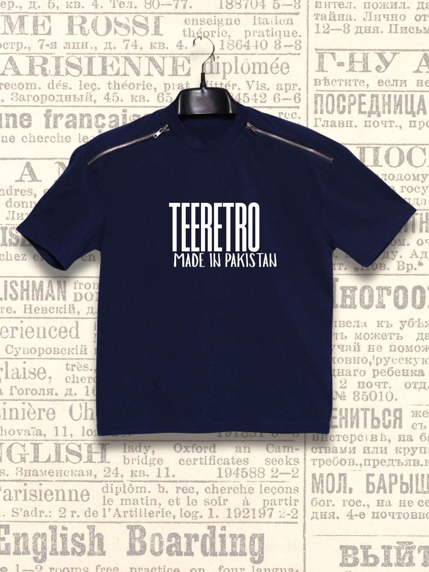 The Trademark  | Oversized Zipper Tee