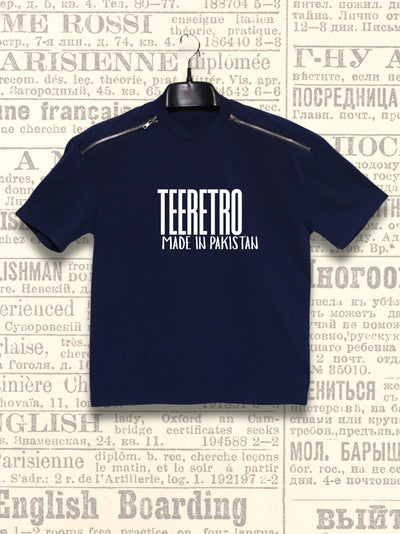 The Trademark  | Oversized Zipper Tee