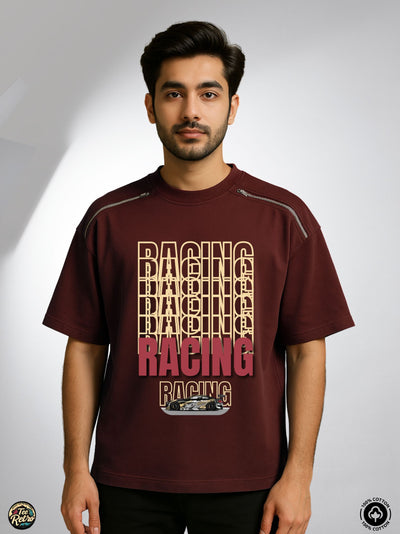 Racing Oversized Tee-Shirt | Art-ZP1  TeeRetro