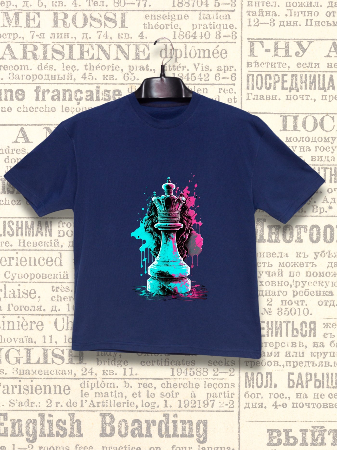 Lets Play Chess | Oversized Tee-Shirt | TeeRetro