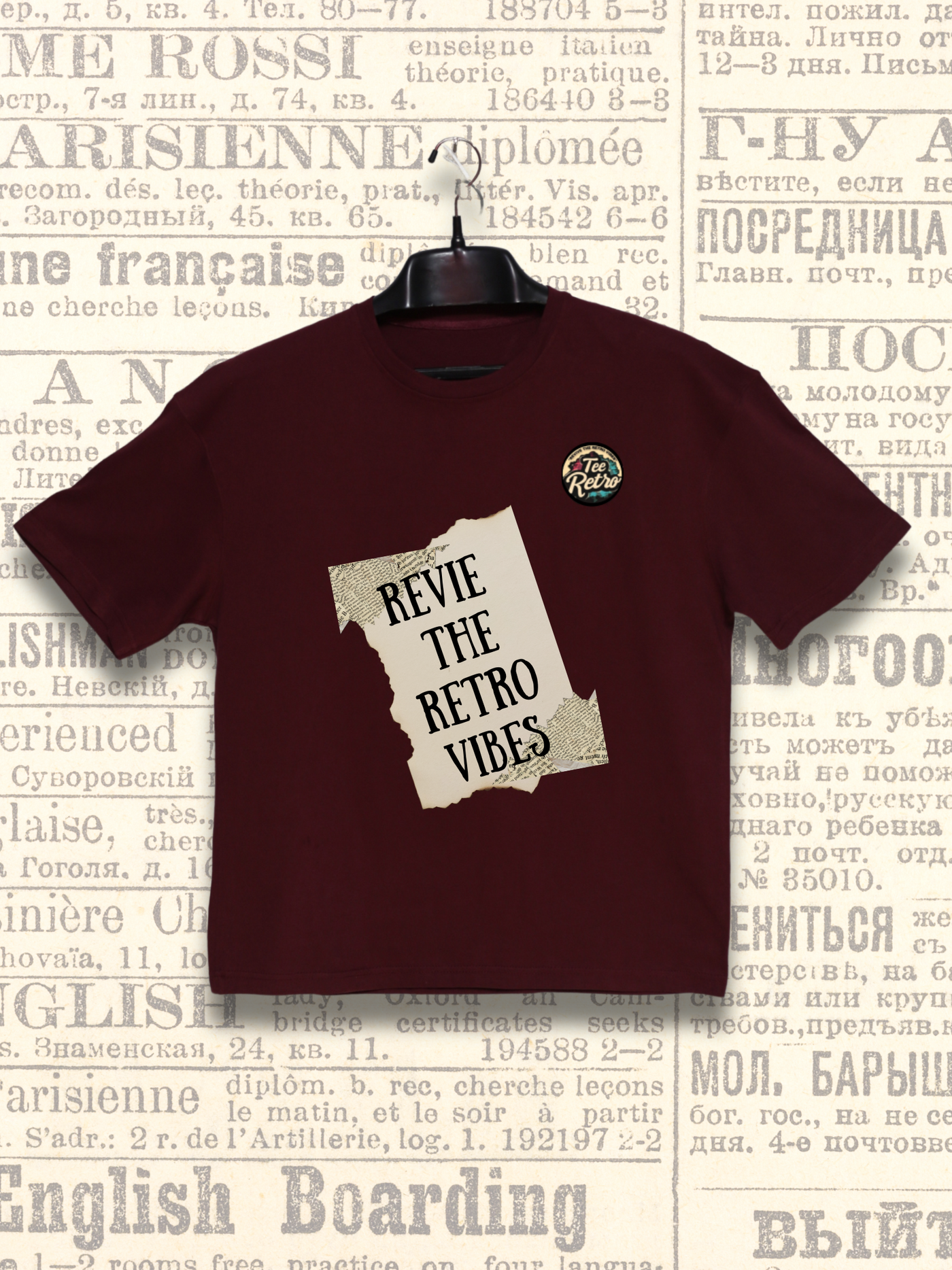 Revive The Retro Vibes | Oversized Tee-Shirt | TeeRetro