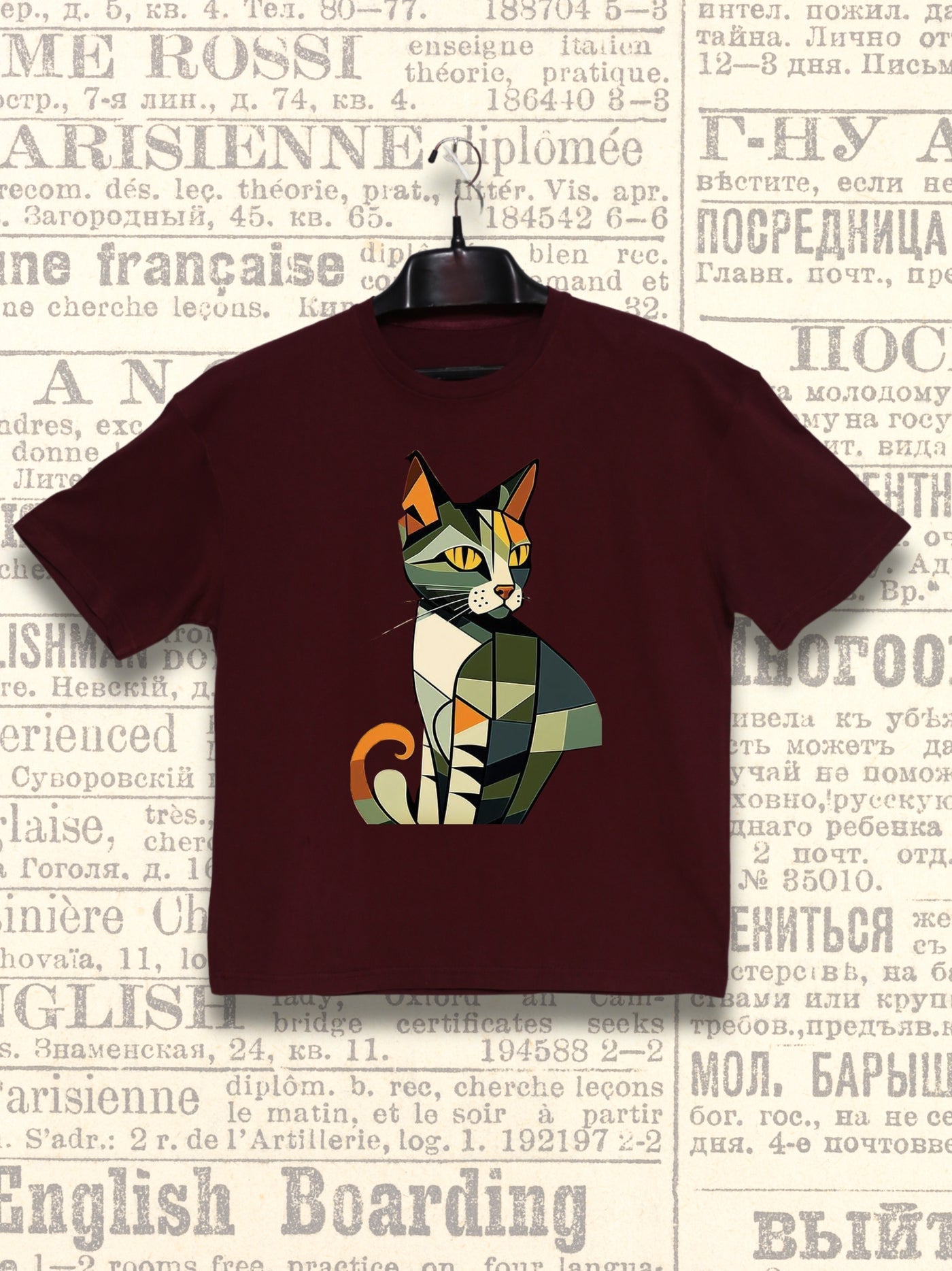 Mysterious Cat | Oversized Tee