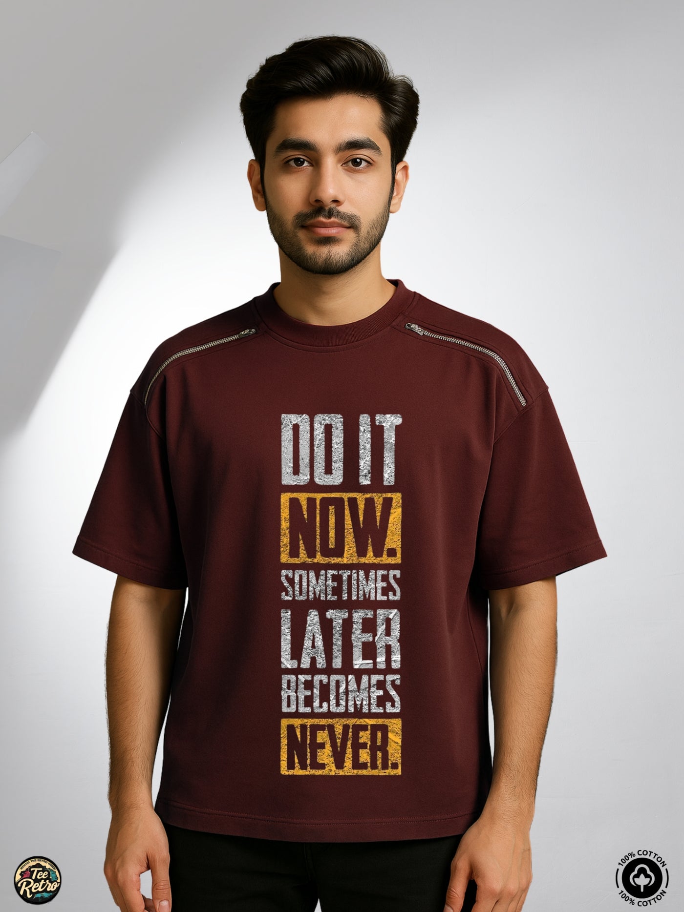 Do It Oversized Tee-Shirt | Art-ZP8 TeeRetro