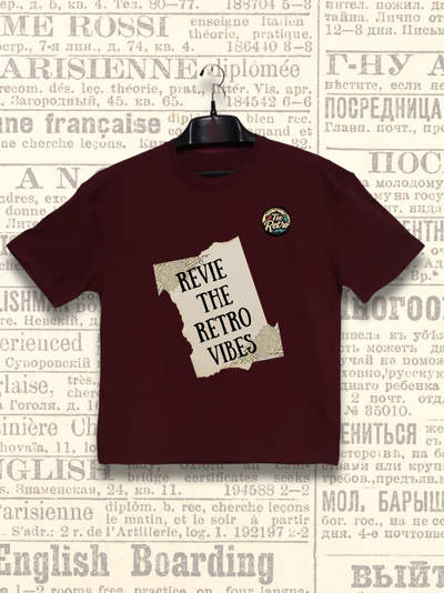 Revive The Retro Vibes | Oversized Tee-Shirt | TeeRetro