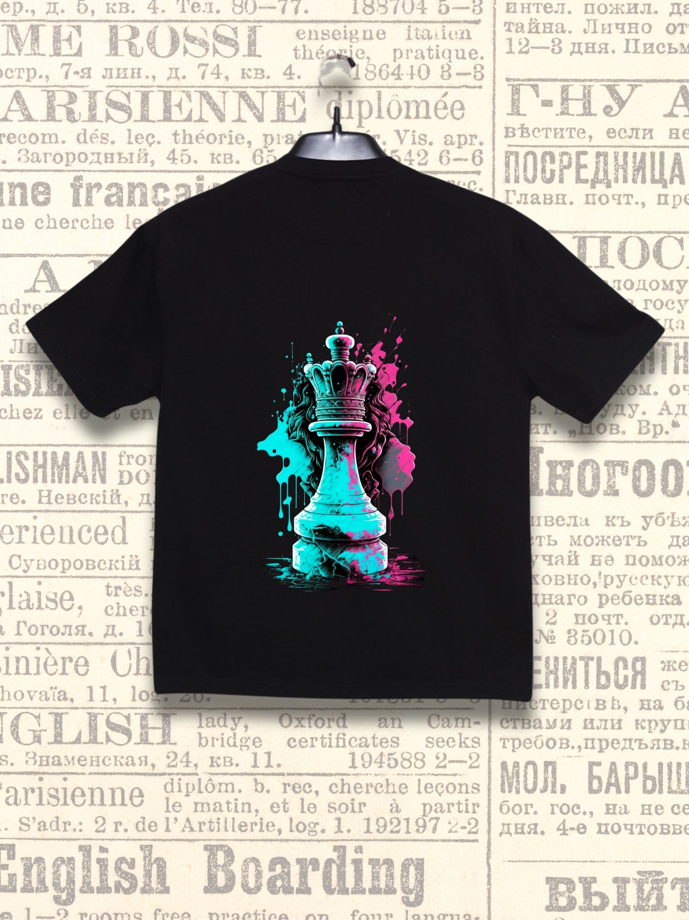 Lets Play Chess | Oversized Tee-Shirt | TeeRetro
