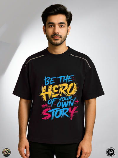 Be The hero Oversized Tee-Shirt | Art-ZP6  TeeRetro