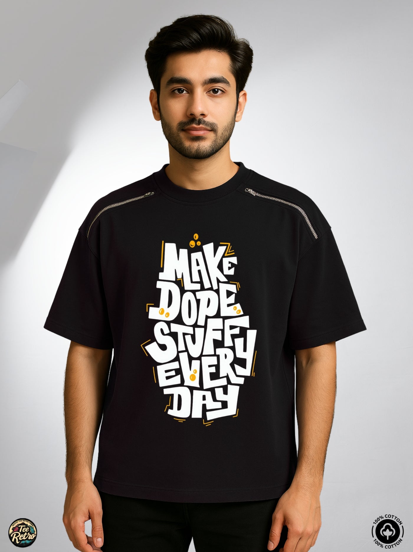 Dope Oversized Tee-Shirt | Art-ZP9 TeeRetro