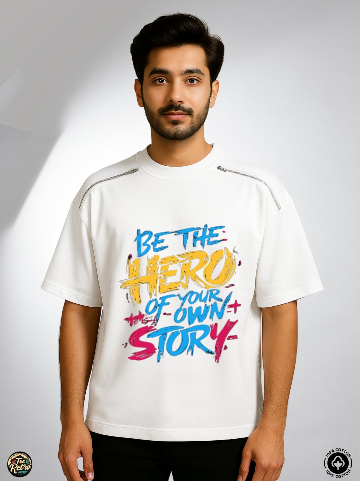 Be The hero Oversized Tee-Shirt | Art-ZP6  TeeRetro