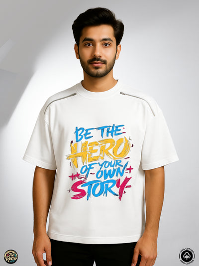 Be The hero Oversized Tee-Shirt | Art-ZP6  TeeRetro