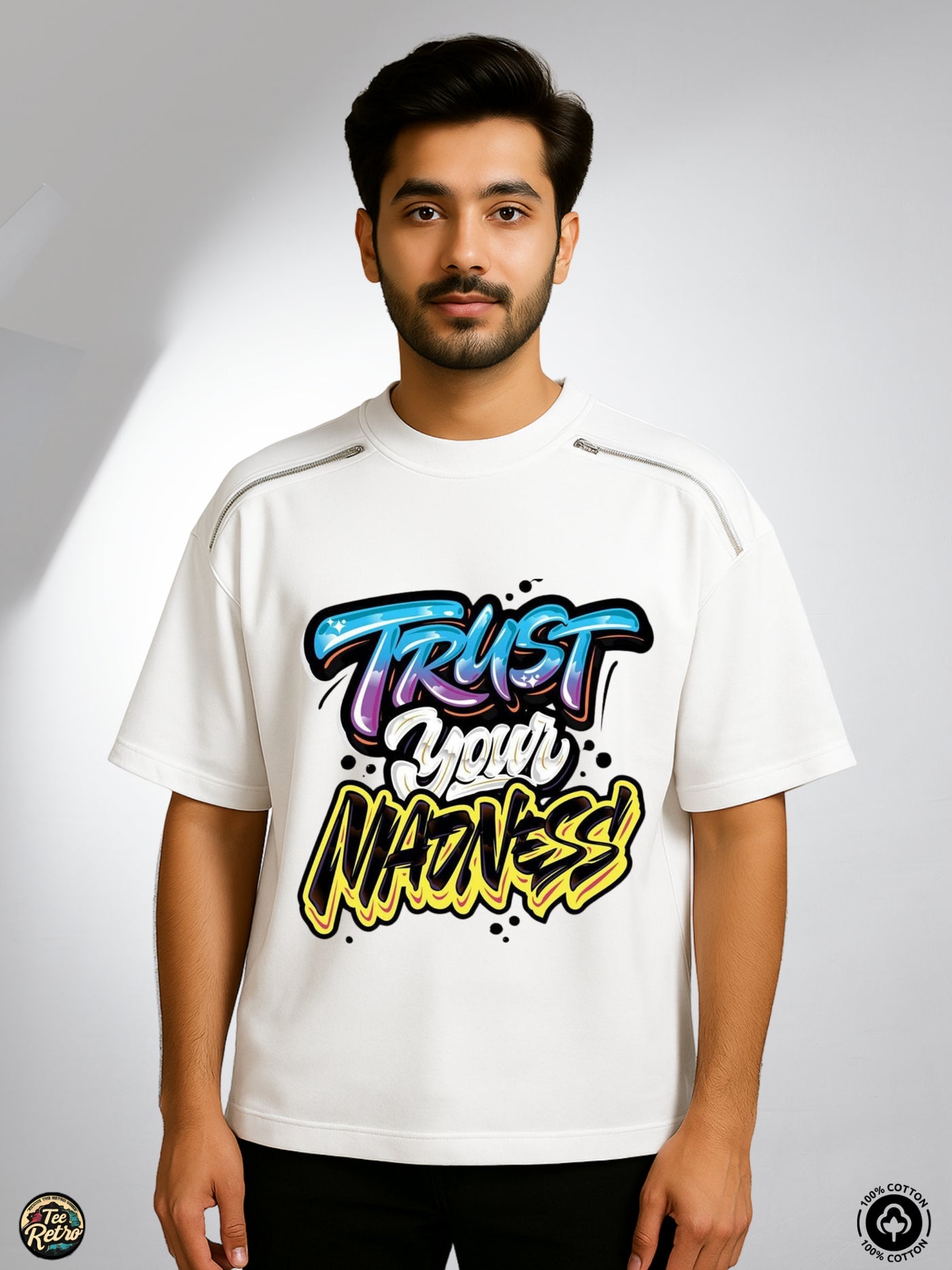 Madness Oversized Tee-Shirt | Art-ZP12 TeeRetro