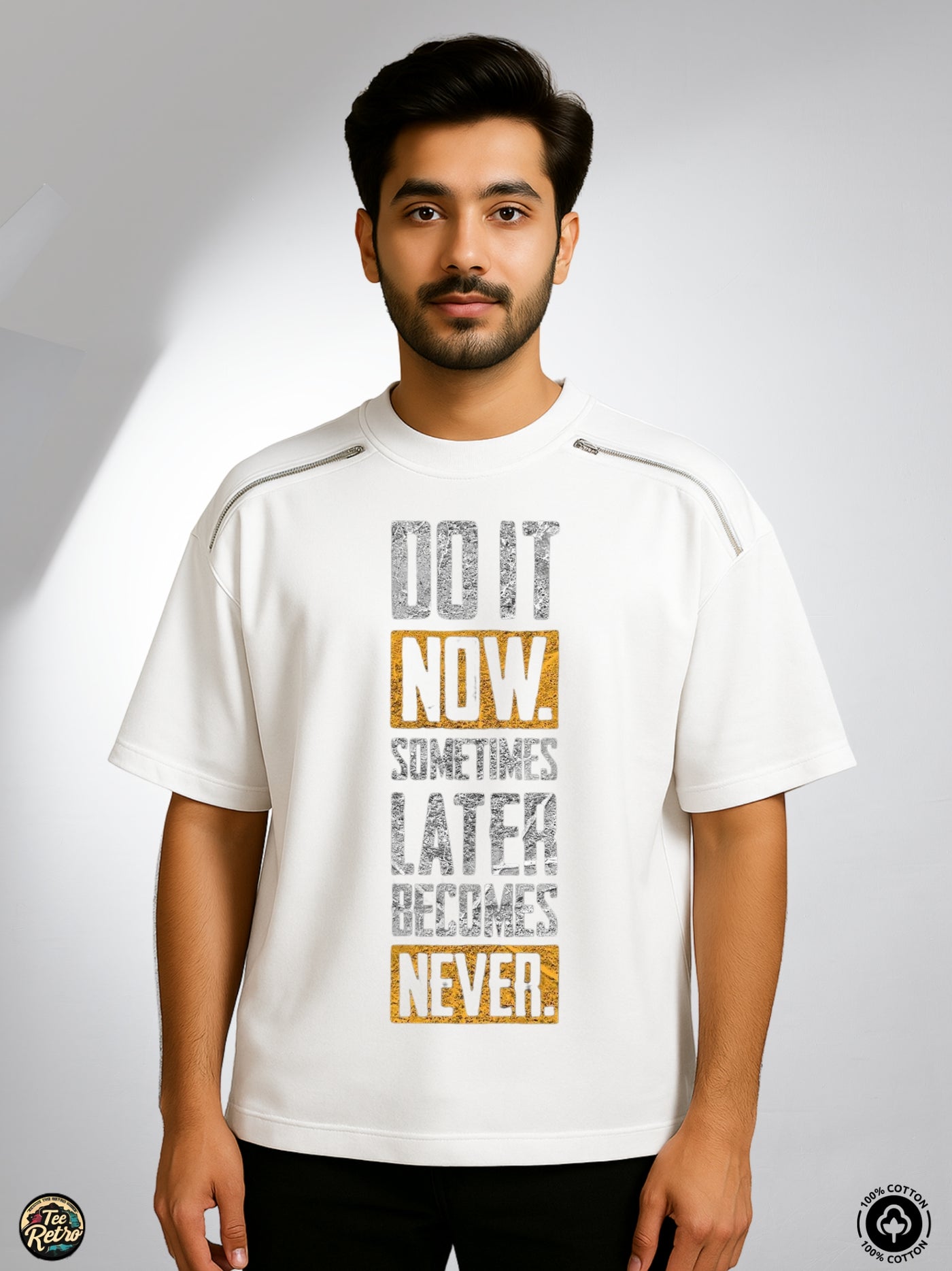 Do It Oversized Tee-Shirt | Art-ZP8 TeeRetro