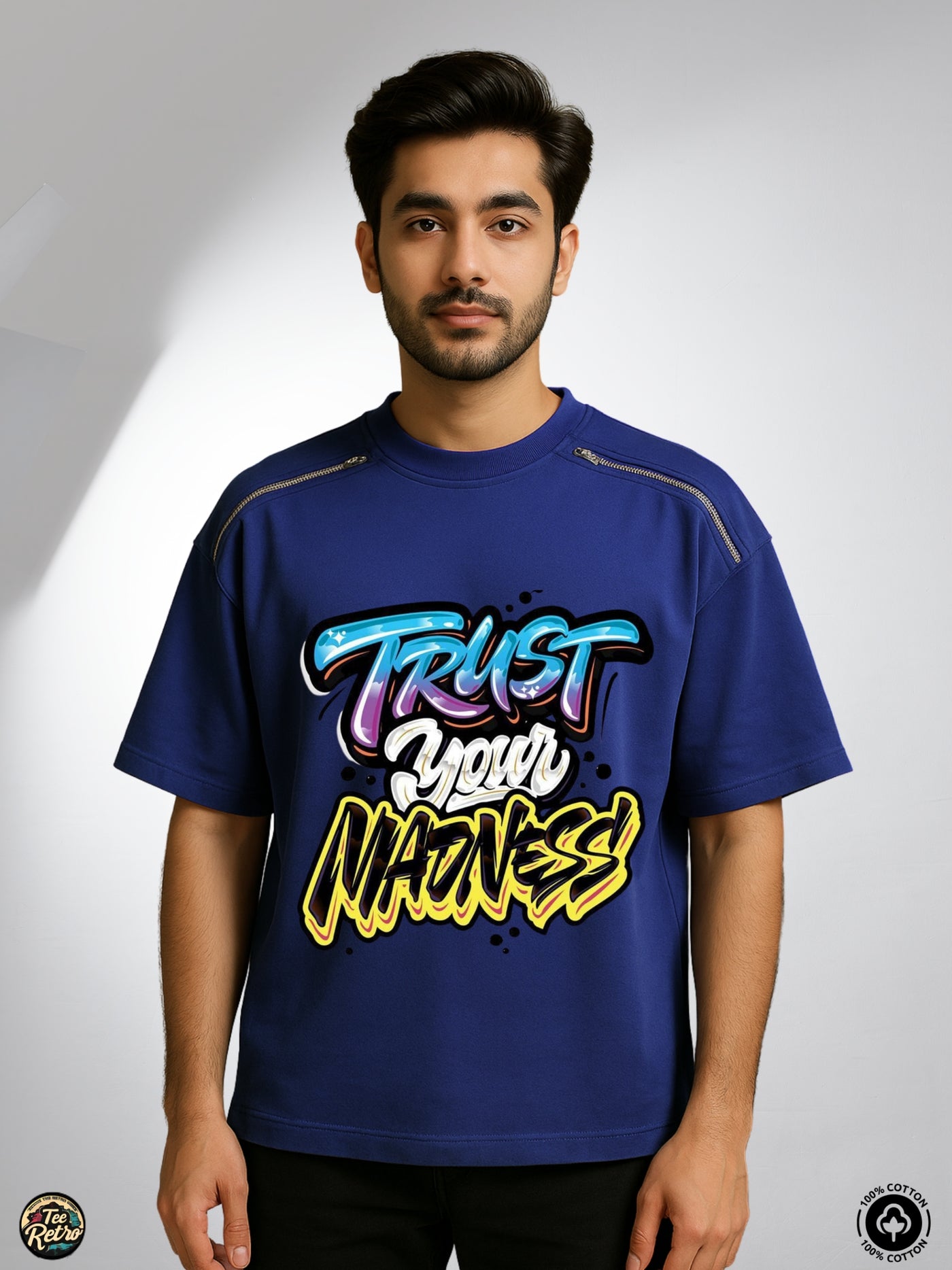 Madness Oversized Tee-Shirt | Art-ZP12 TeeRetro