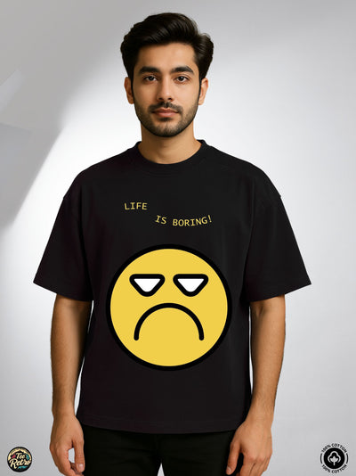 Smile Oversized Tee-Shirt | Art-003 TeeRetro