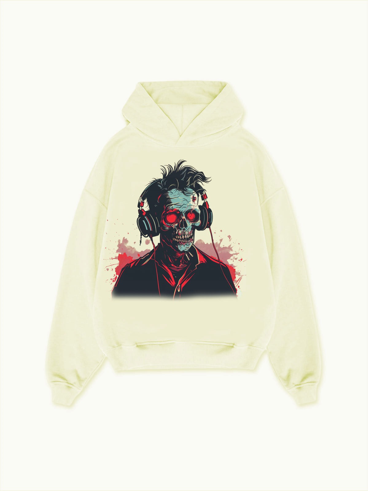 Rock and Roll Skull Unisex Hoodie