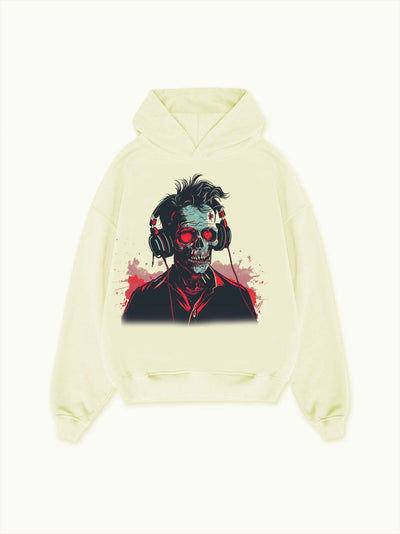 Rock and Roll Skull Unisex Hoodie