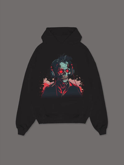 Rock and Roll Skull Unisex Hoodie