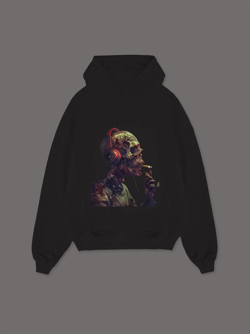 Smoking Zombie Unisex hoodie