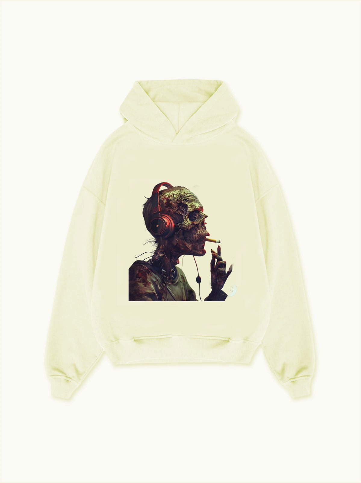 Smoking Zombie Unisex hoodie