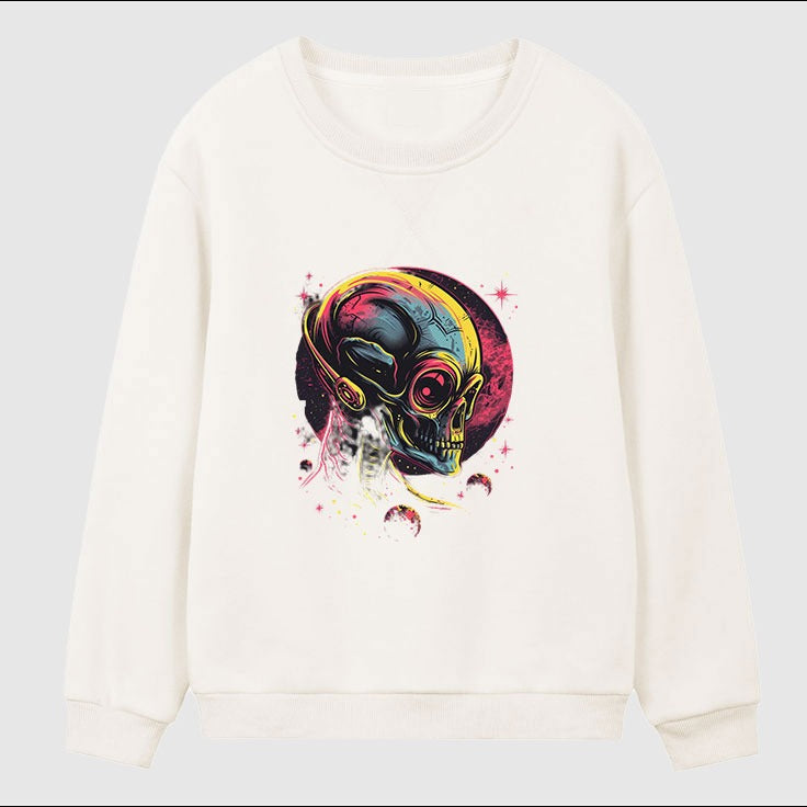 Psychedelic Alien Unisex Sweatshirt
