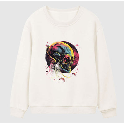 Psychedelic Alien Unisex Sweatshirt